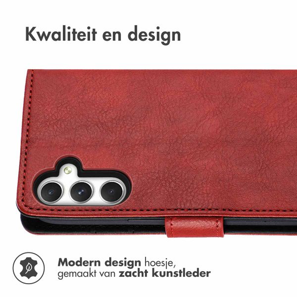 imoshion Luxe Bookcase Samsung Galaxy A25 (5G) - Rood