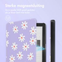 imoshion Design Slim Hard Case Bookcase Kobo Clara HD - Flowers Distance