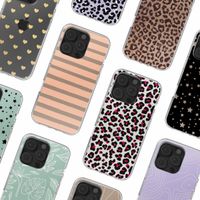 imoshion Design hoesje Apple iPhone 16 Pro - Striped peach reverse