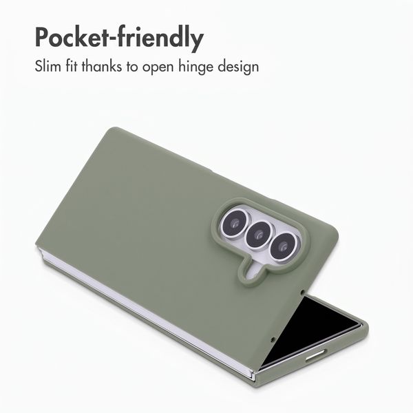 Accezz Liquid Silicone Case Samsung Galaxy Z Fold 8 Ultra - Cooper Green