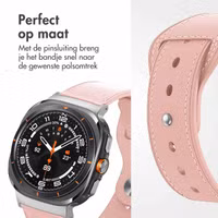 imoshion Lederen bandje Samsung Galaxy Watch Ultra (2024/2025) - Roze
