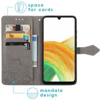 imoshion Mandala Bookcase Samsung Galaxy A13 (4G) - Grijs