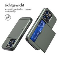 imoshion Backcover met pasjeshouder iPhone 15 Pro - Donkergroen