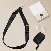 Selencia Telefoonkoord met Klein Tasje - Midnight Black