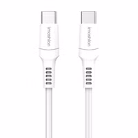 imoshion Braided USB-C naar USB-C kabel - 0,5 meter - Wit