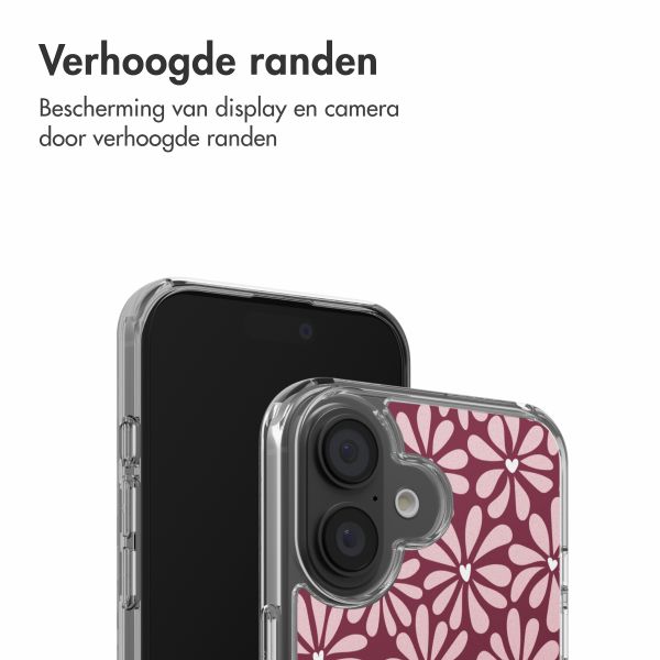 imoshion Design hoesje Apple iPhone 16 - Bloom Love Blush