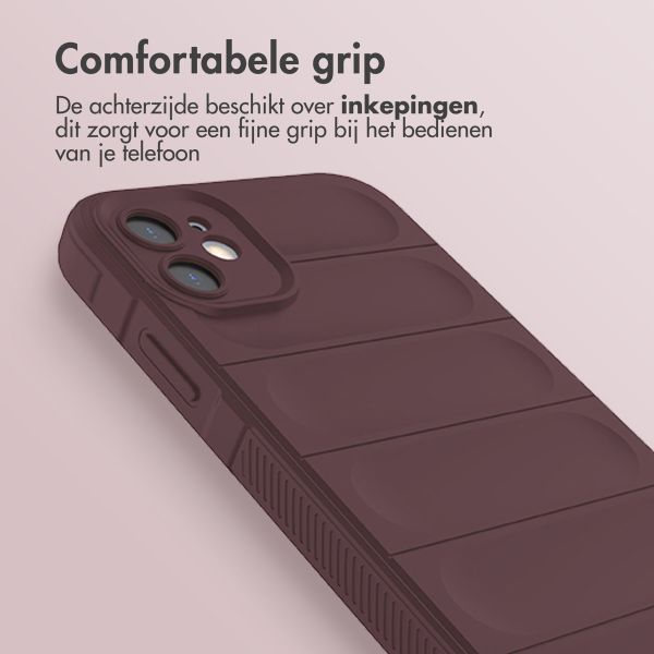 imoshion EasyGrip Backcover iPhone 11 - Aubergine