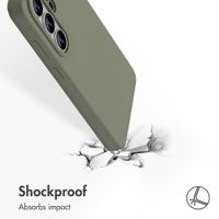 Accezz Liquid Silicone Back Cover with MagSafe Samsung Galaxy S26 Ultra - Cooper Green