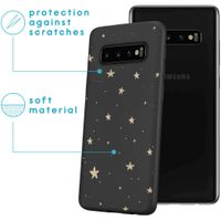 imoshion Design hoesje Samsung Galaxy S10 - Sterren / Zwart