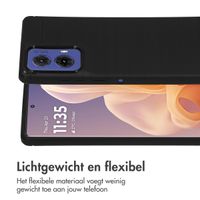 imoshion Brushed Backcover voor de Motorola Moto G85 - Zwart