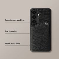 Selencia Riva Backcover met Pashouder Samsung Galaxy S26 Plus - Black