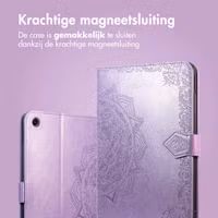 imoshion Mandala Bookcase Samsung Galaxy Tab A9 Plus - Lila