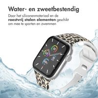 imoshion Siliconen⁺ bandje Apple Watch Series 1 t/m 9 / SE (38/40/41 mm) | Series 10 (42 mm) - Leopard