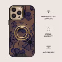 Burga Ringholder MagSafe Gold - Telefoonring - Velvet Night