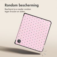 imoshion Design Vouwbare Bookcase Kobo Libra Colour - Happy Dots
