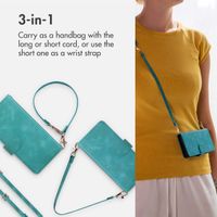 imoshion Bookcase with Strap Apple iPhone SE (2022 / 2020) / 8 / 7 - Turquoise