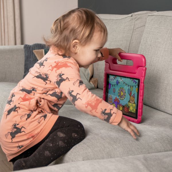 imoshion Kidsproof Backcover met handvat Samsung Galaxy Tab S2 9.7 - Roze