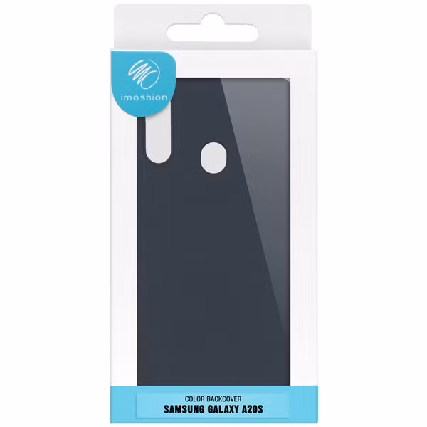 imoshion Color Backcover Samsung Galaxy A20s - Zwart