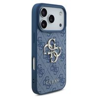 Guess 4G Metal Logo Backcover Apple iPhone 17 Pro Max - Blauw