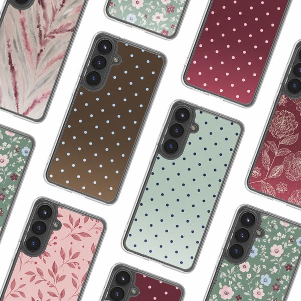 imoshion Design hoesje Samsung Galaxy S25 - Polka Dot Bruin