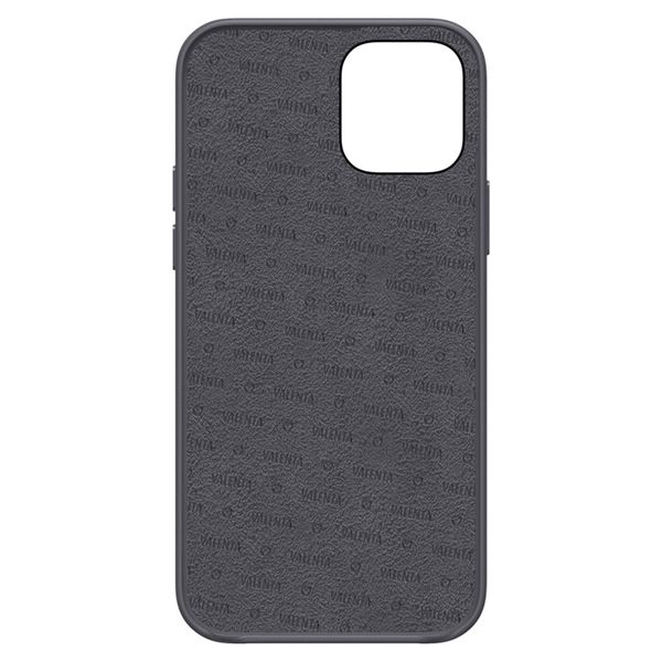 Valenta Luxe Leather Backcover iPhone 12 Pro Max - Grijs