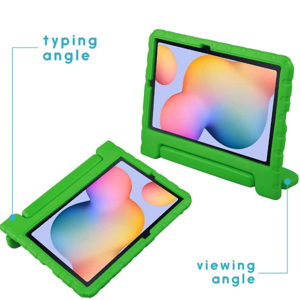 imoshion Kidsproof Backcover met handvat Samsung Galaxy Tab S6 Lite / Tab S6 Lite (2022) / Tab S6 Lite (2024) - Groen