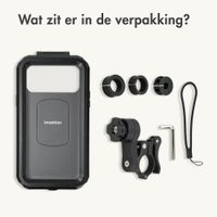 imoshion Premium Telefoonhouder Fiets - Spatwaterdicht - 360° draaibaar - Universeel - Zwart
