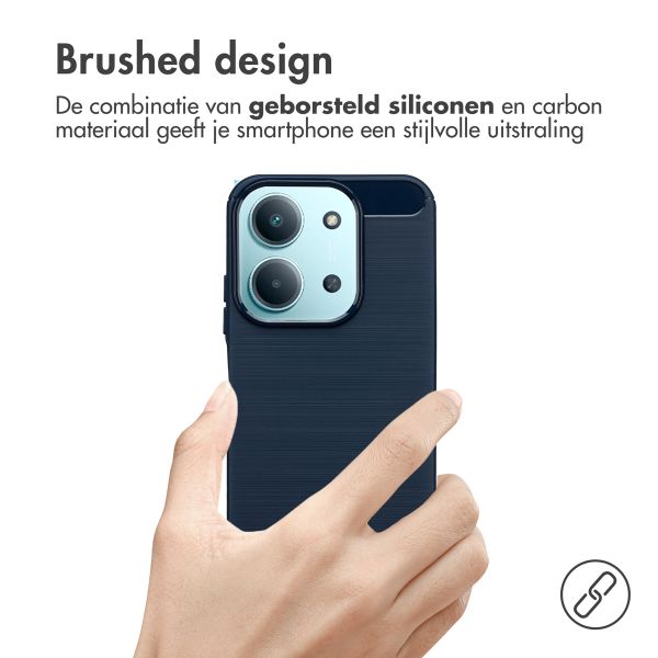 imoshion Brushed Backcover Xiaomi Redmi 15C (5G) - Donkerblauw