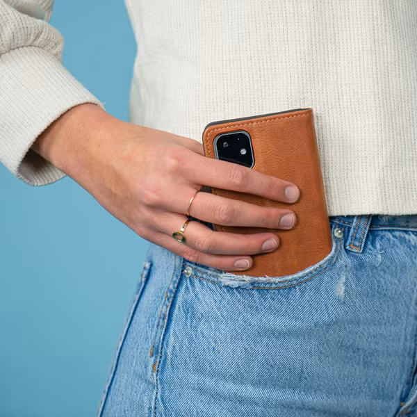 imoshion Luxe Bookcase Samsung Galaxy A70 - Bruin