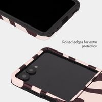 Selencia Vivid Back Cover with MagSafe Samsung Galaxy Z Flip 8 - Art Wave Black