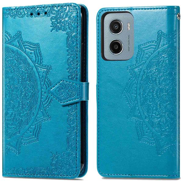 imoshion Mandala Bookcase Motorola Moto G05 / E15 - Turquoise