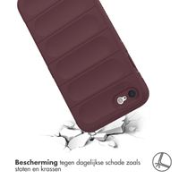 imoshion EasyGrip Backcover Apple iPhone SE (2022 / 2020) / 8 / 7 - Aubergine