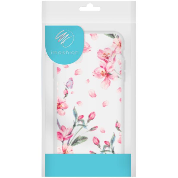 imoshion Design hoesje Huawei P30 Lite - Bloem - Roze