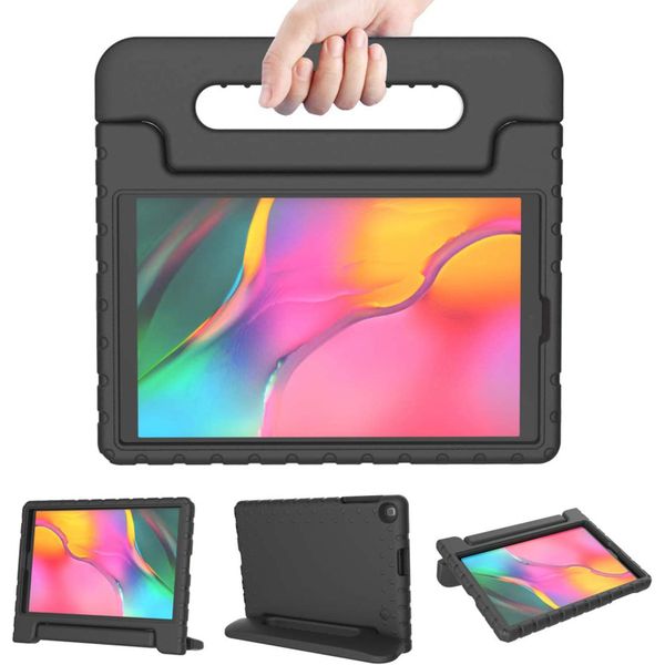 Kidsproof Backcover met handvat Samsung Galaxy Tab A 10.1 (2016) - Zwart