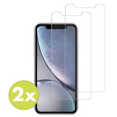 Accezz Gehard Glas Screenprotector 2-pack iPhone 12 (Pro) / 11 / Xr