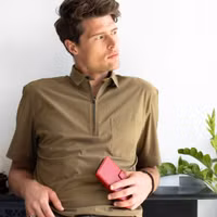 Selencia Echt Leren Bookcase Samsung Galaxy S20 FE - Rood