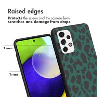 imoshion Design hoesje Samsung Galaxy A53 - Luipaard - Groen / Zwart