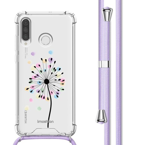 imoshion Design hoesje met koord Huawei P30 Lite - Sandstone Dandelion