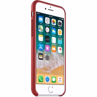 Apple Leather Backcover voor Apple iPhone SE (2022 / 2020) / 8 / 7 - Red