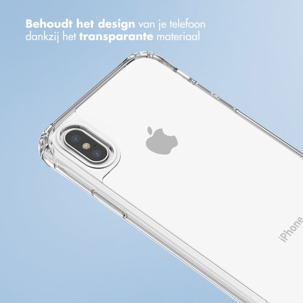 imoshion Backcover met koord + armband Apple iPhone X / Xs - Parels Hartjes