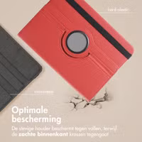 imoshion 360° draaibare Bookcase Samsung Galaxy Tab A11 Plus - Rood