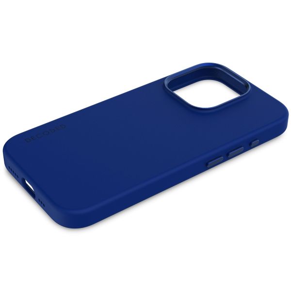 Decoded Silicone Backcover MagSafe iPhone 15 Pro - Donkerblauw