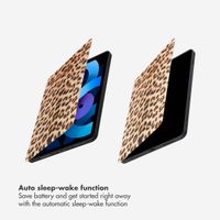 Selencia Vivid Tablet Case Apple iPad Air 11 inch (2026) M4 / (2025) M3 / (2024) M2 / Air 5 (2022) / Air 4 (2020) - Wild Leo