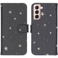 imoshion Design Softcase Bookcase Samsung Galaxy S21 - Stars Gold