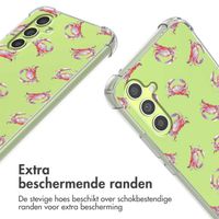 imoshion Design hoesje met koord Samsung Galaxy A34 - Crab Watercolor