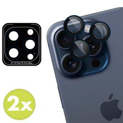 imoshion 2 Pack Camera lens protector Apple iPhone 15 Pro / 15 Pro Max - Blue Titanium