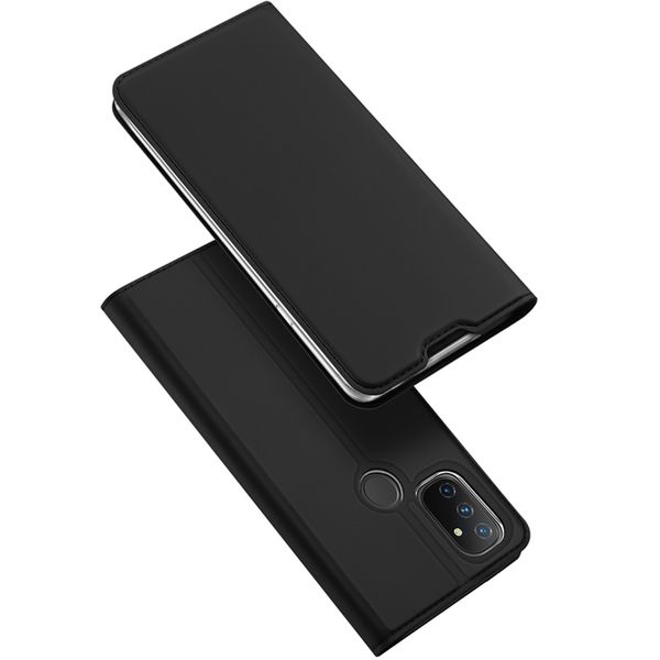 Dux Ducis Slim Softcase Bookcase OnePlus Nord N100 - Zwart