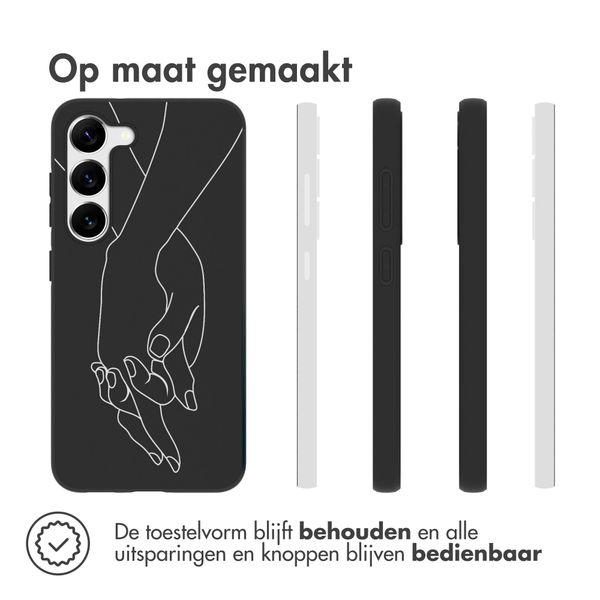 imoshion Design hoesje Samsung Galaxy S23 - Hand - Zwart