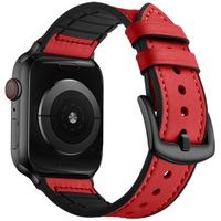 imoshion Echt lederen bandje Apple Watch Series 1 t/m 9 / SE (38/40/41 mm) | Series 10 / 11 (42 mm) - Rood
