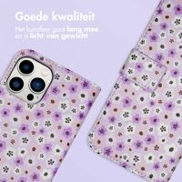 imoshion Design Bookcase Apple iPhone 12 (Pro) - Purple Flowers